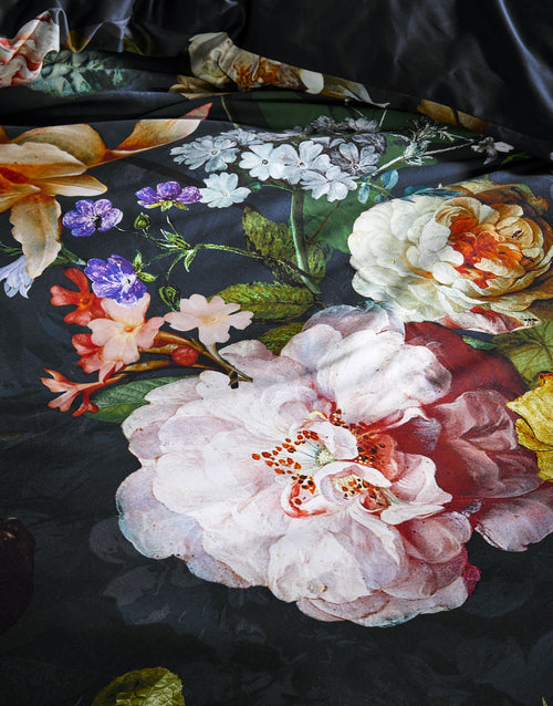 Essenza Fleur dekbedovertrek - Lits-Jumeaux - 240x200/220 cm - Nightblue