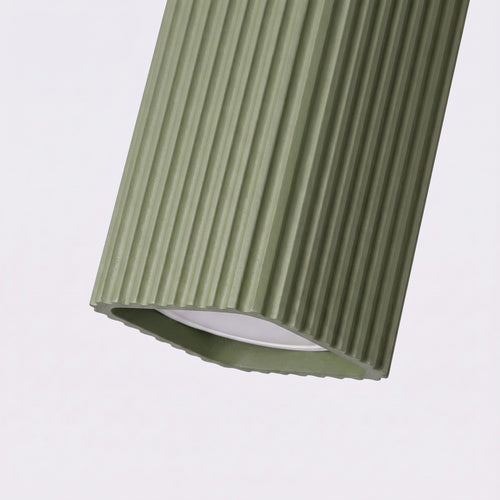 Sollux Lighting Plafondlamp RAYO 3P olijfgroen - 20x20x18cm
