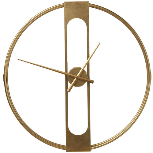 Kare Design Wandklok Clip Ø60cm goud