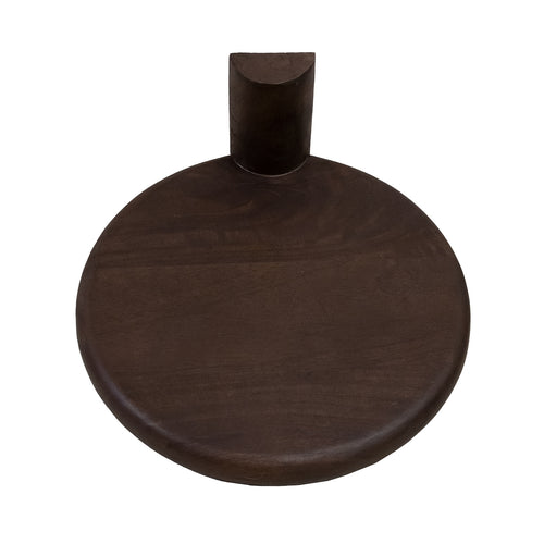 Giga Meubel Wandplank Febe - Bruin Mangohout - 25x25x20cm - vtwonen shop