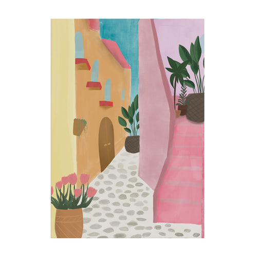Art for the Home Buitencanvas - Dromerige Laan - 70x50cm
