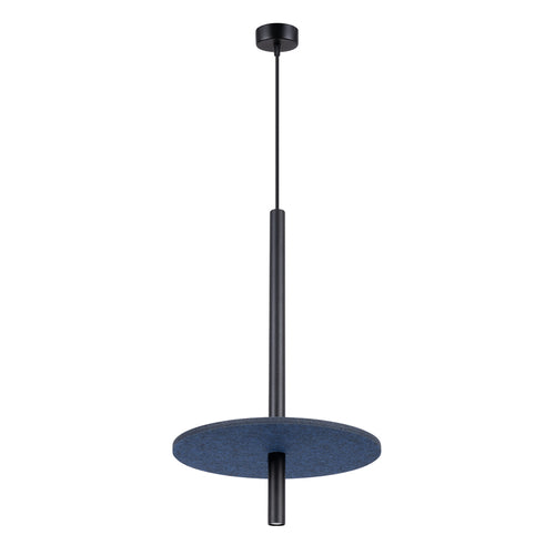 Sollux Lighting Hanglamp FELTRO 1 zwart/navy - 30x30x126cm
