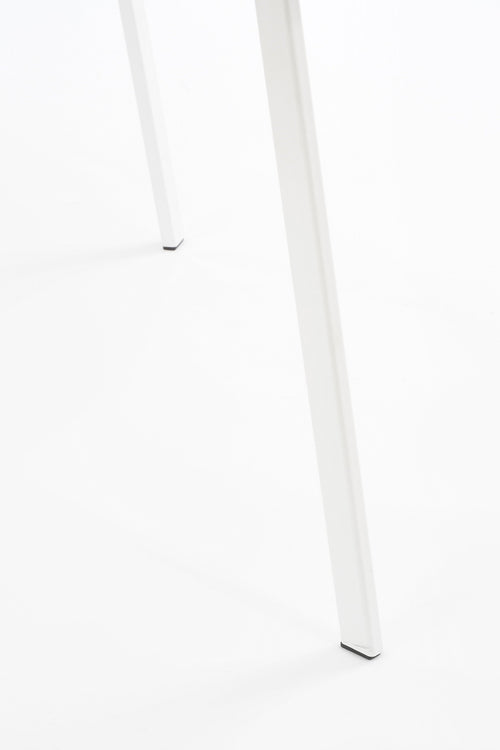 Mica Decorations Seatle Bijzettafel Buiten - H50 x Ø50 cm - Metaal - Wit - vtwonen shop