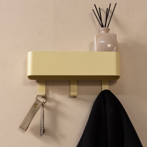 Spinder Design kapstok Dax Play 3 - Butter Yellow - 3 haken - Exclusief voor vtwonen! - vtwonen shop