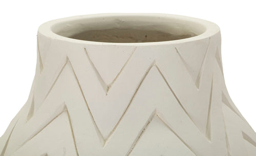 Mauro Ferretti vaas - 29x60 cm - crème