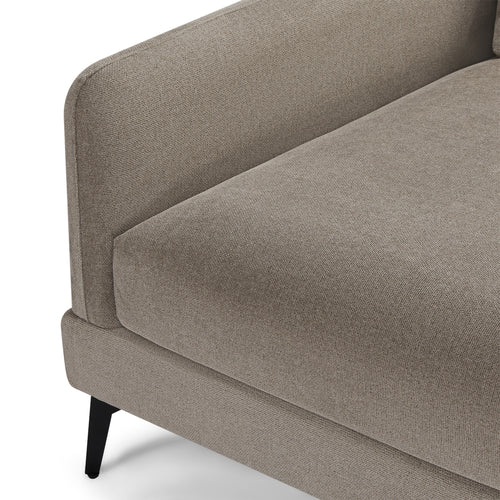 Furnhouse chaise longue bank rechts Maggie - Taupe - Stof - 95x290x90