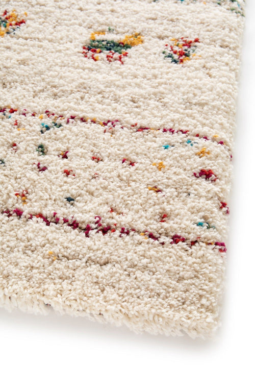 AFK Living vloerkleed Folklore - shaggy - beige - 120 x 170 cm