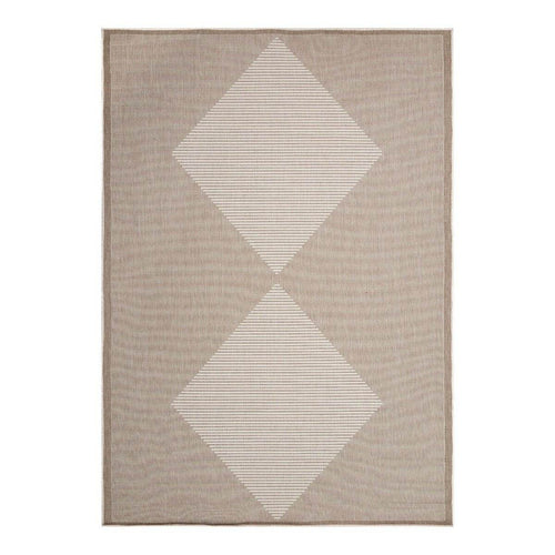 Buitenkleed Kite - Naturel/Wit - dubbelzijdig - EVA Interior - 200 x 290 cm - vtwonen shop