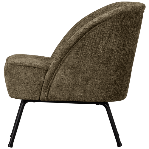 BePureHome fauteuil Vogue - Structure Velvet - Bonsai - 69x57x70 - vtwonen shop