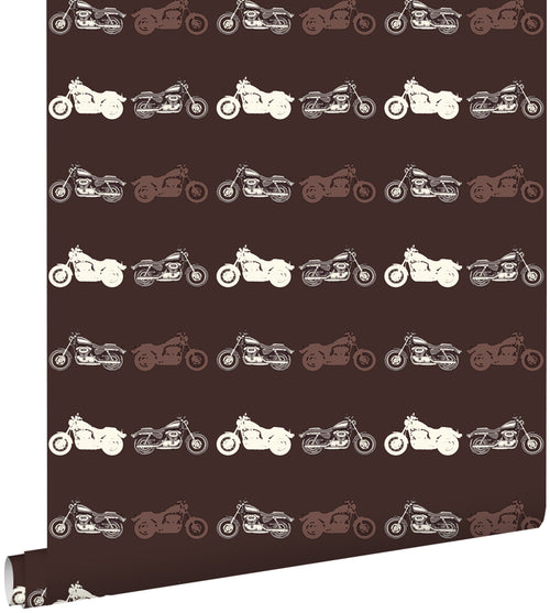 ESTAhome behang motoren bruin - 53 cm x 10.05 m - 115645