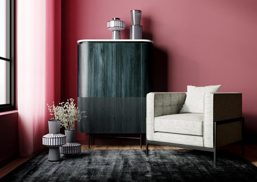 Kare Design Vloerkleed Cosy Rocky zwart