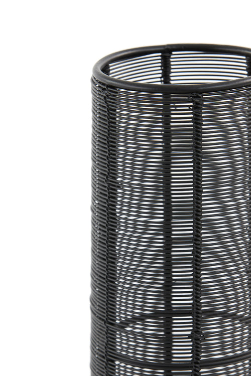 Light & Living tafellamp LEZUZA - Ø11x39.5cm - zwart - vtwonen shop