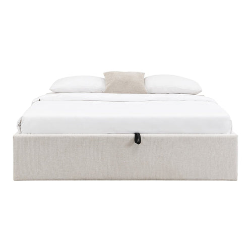 Calicosy - Opbergbed ALIX - beige 204x150x36,50 cm
