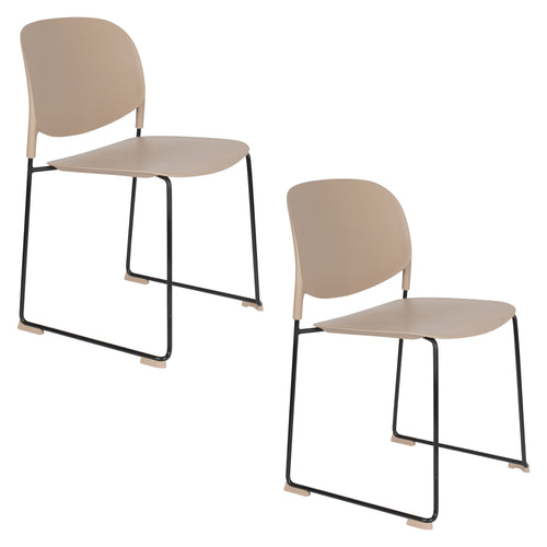 Housecraft Living Stacks Stapelbare Stoelen/ Eetkamerstoelen Roze - Set van 4 - vtwonen shop