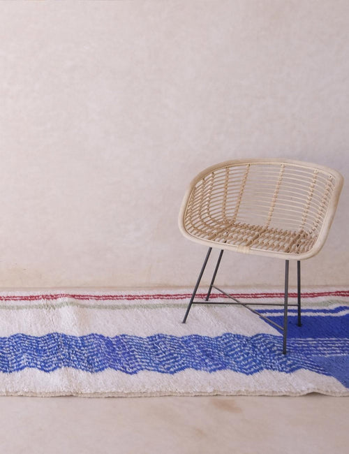 AFK Living vloerkleed Berber - handgemaakt - Wol - 100 x 552 cm
