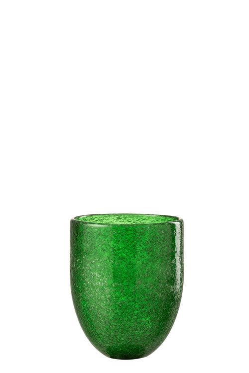 J-Line waterglas Lisboa - glas - groen - 6 stuks - vtwonen shop