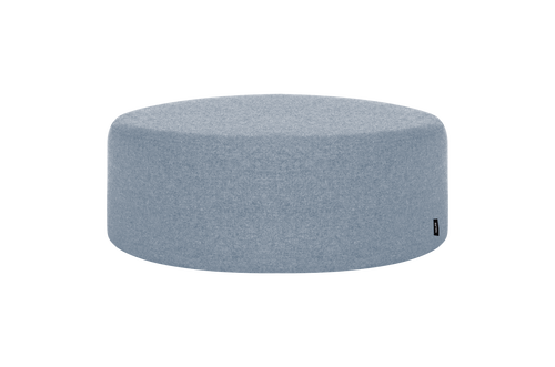 noo.ma Folk Pouf Wide - Baby Blue Wool