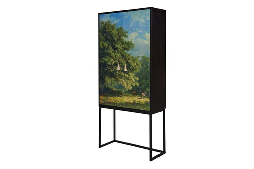 Kast dressoir met 2 deuren van MDF met bospatroon - vtwonen shop