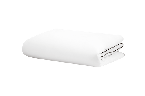 noo.ma Oba dekbedovertrek satijn 300 TC - Classic White
