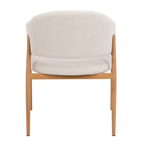 DÉJA Living Eetkamerstoel Dénia - Beige/Naturel - Zithoogte 48cm - Set van 2 - vtwonen shop