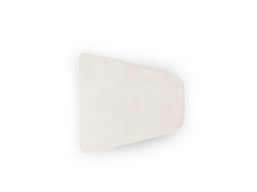 Micadoni Poef Miley flueel, lichtbeige - 79x88x40cm