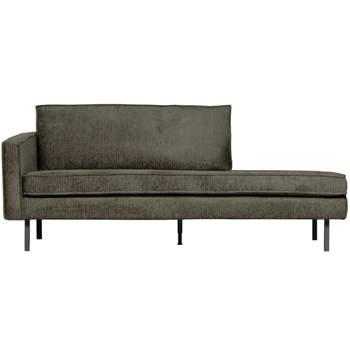 BePureHome daybed links Rodeo - Structure Velvet - Frost - 85x203x86 - vtwonen shop