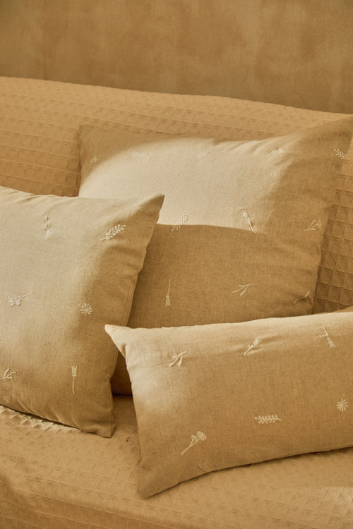 Calma House Kussenhoes Spring - Steenkleur - 45x45