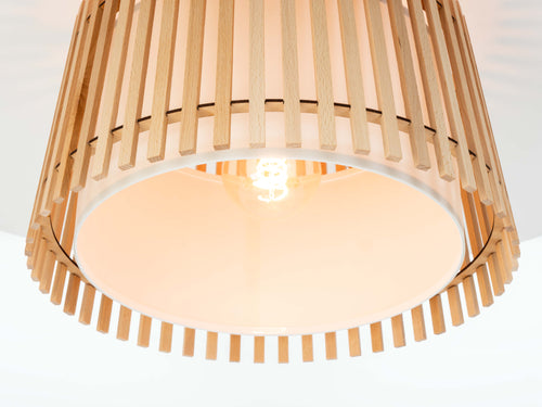 EGLO plafondlamp Fattoria - e27 - ø 38 cm - zwart/bruin/wit - vtwonen shop