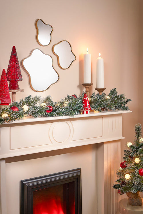 Black Box Trees Kaprun Guirlande met LED Verlichting en Timerfunctie - L270 x Ø25 cm - Groen - vtwonen shop