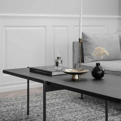 Rowico Home Shelton Houten Salontafel 145 cm - Zwart - vtwonen shop