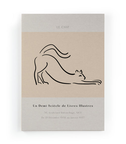 Canvas 60x40 Afdruk Kat - vtwonen shop