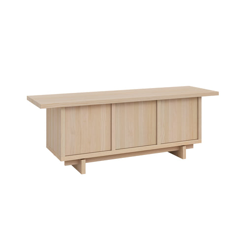 Naan Furniture TV-meubel Pi van massief natuurlijk grenenhout - 148 cm - Gelakt