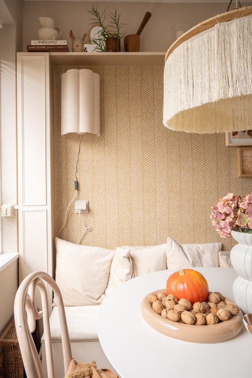 vtwonen wandlamp FRINGE - naturel - 26x15x40cm - vtwonen shop