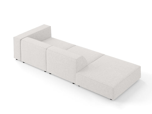 Cosmopolitan Design linker bank Arendal 4-zits, chenille, lichtgrijs - 102x262x70cm