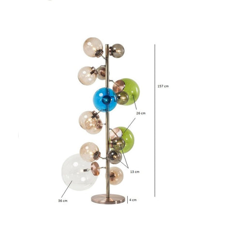 Kare Design Vloerlamp Balloon 160cm Colore - vtwonen shop