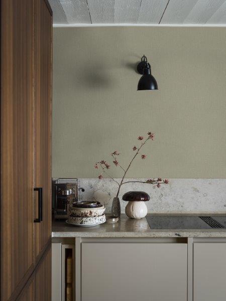 Borastapeter behang effen groen - 53 cm x 10.05 m - 660474 - vtwonen shop