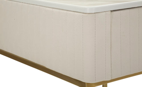 Mauro Ferretti tafel - set van 2 - 45x90-40x70 cm - crème