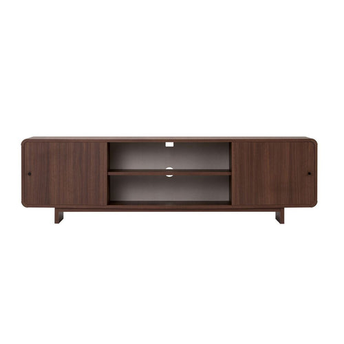 Calicosy - Tv-meubel CELENA - Donker hout 180x34x52 cm
