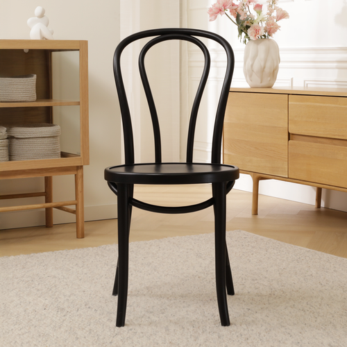 Fameg Vienna Thonet No.18 Houten Bistrostoel Zwart - vtwonen shop