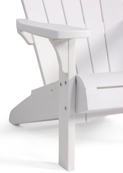 Keter Troy Adirondack Tuinstoel - 85x80x96,5cm - Wit