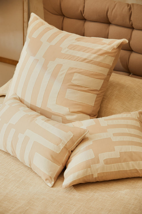 Calma House Kussenhoes Atenas - Steenkleur - 45x45