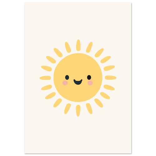 Artfulprints  Sunshine   poster A4 21x29.7 cm - vtwonen shop