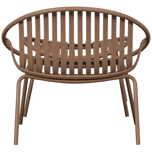 WOOOD tuin fauteuil Bruce - Metaal - Zalm Roze - 73x81x72 cm - vtwonen shop