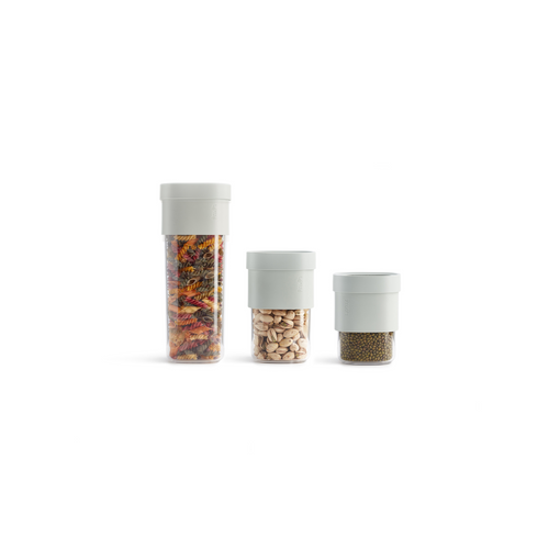 Lékué Flip Storage Voorraadbussen, set van 3