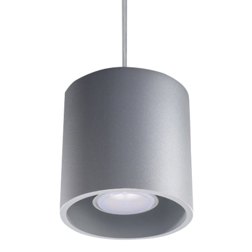 Sollux Lighting Hanglamp ORBIS 1 grijs - 10x10x110cm