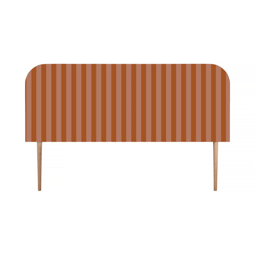 Gestoffeerd fluwelen hoofdbord met strepen 160x97cm