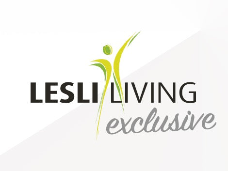 Lesli Living push-up parasol Gemini - grijs - Ø300cm