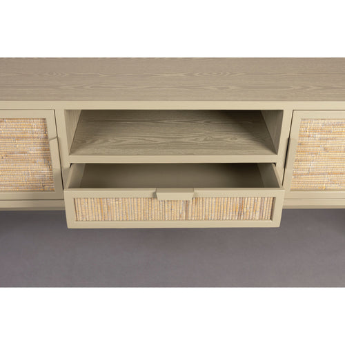 Dutchbone Yasu Dressoir Hout/ Metaal Beige - vtwonen shop