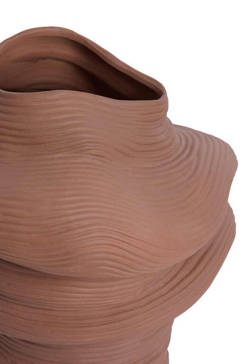 Light & Living vaas LUZZ - 33.5x32x34cm - oranje