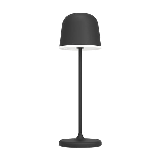 EGLO tafellamp Mannera - aanraakdimmer - draadloos - 34 cm - zwart